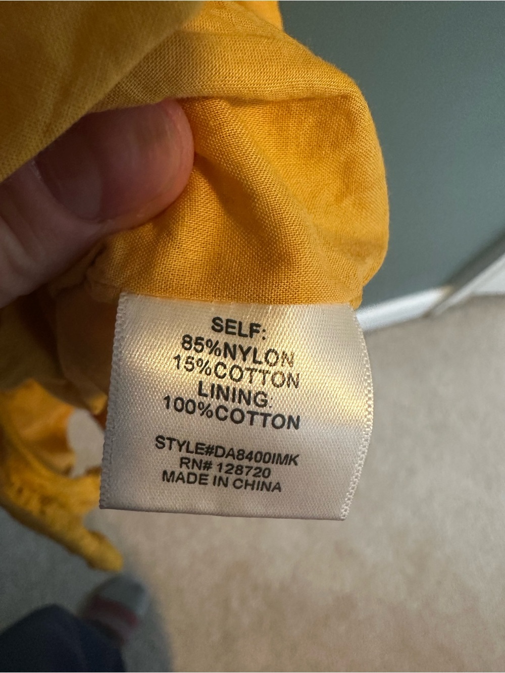 Francesca's Collections gold Yellow Midi Dress medium